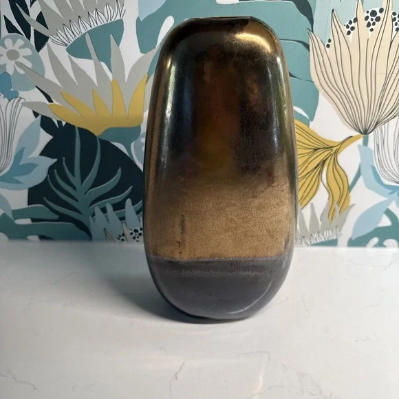 large‎ cooper vase raku style glossy cooper - Picture 7 of 8